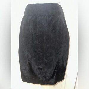 Vintage grosgrain black Lanvin skirt size 40